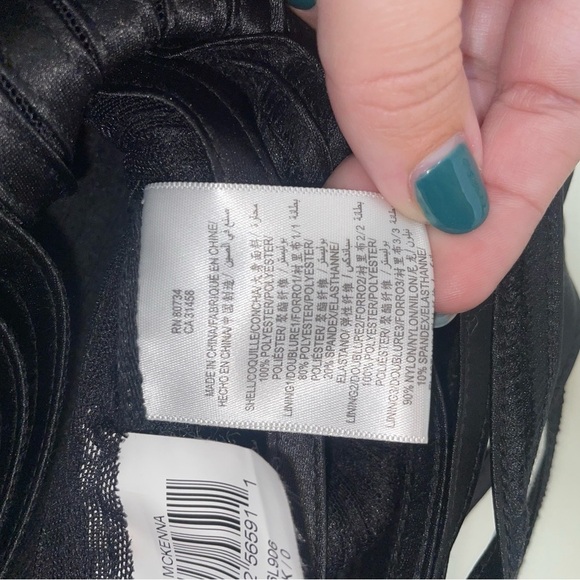 BCBGMaxAzria Black Corset Strapless Faux Leather Maxi Dress Size 0 - Picture 7 of 11